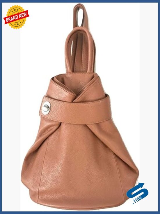 Handbags - Convertible Leather Backpack Purse for Women – Anti-Theft Tote Bag for Travel